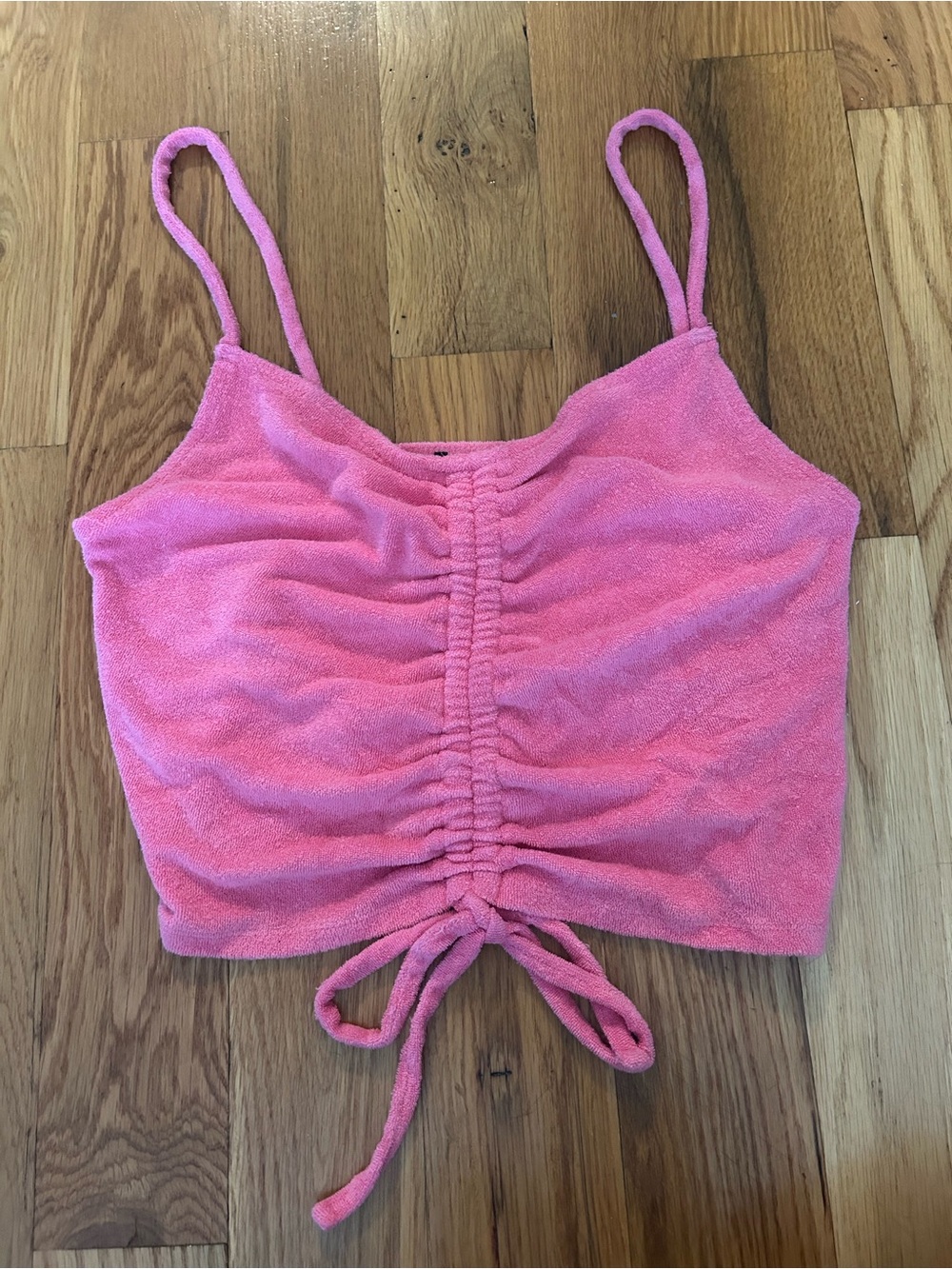 Y2K Terrycloth Pink Tank